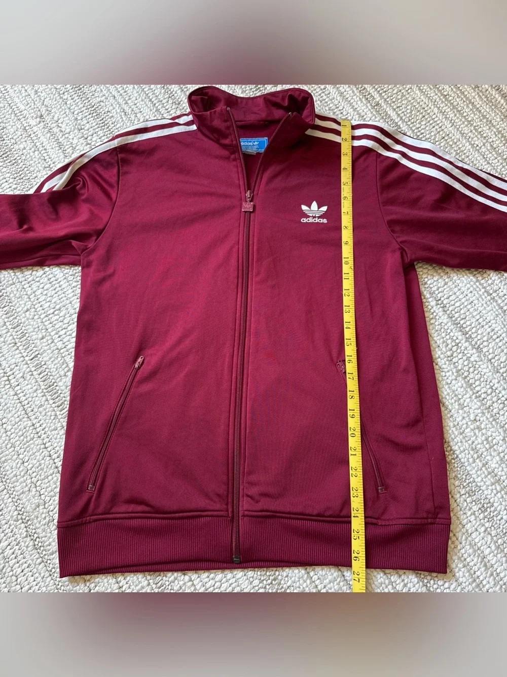 Adidas Originals Maroon Adicolor Classics Firebird Loose Track Suit XL Blue Tag